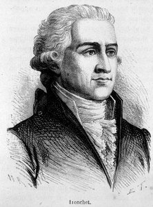 Ritratto di Francois Denis Tronchet (1726 - 1806), giurista e politico - in "L