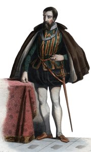 Ritratto di Francesco I di Lorena (1519-1563), Duca di Guisa, Duca di Aumale, soldato e politico francese da French School