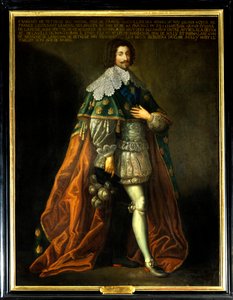 Ritratto di Francois de Bethune, Duca di Orval (1598-1678) figlio di Maximilien de Bethune, Duca di Sully (1559-1641). Dipinto anonimo del XVII secolo. Olio su tela. Menzione obbligatoria: Sully sur Loire, Castello di Sully da French School