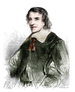 Ritratto di François de La Mothe Le Vayer (1585-1672), filosofo francese. Incisione del 1858. da French School