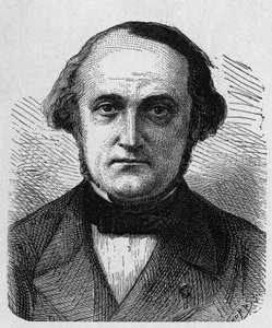 Ritratto di François-Clément Sauvage (1812 - 1872), ingegnere e amministratore francese - in "Album della Scienza; illustri scienziati; Grandi scoperte" 1896
