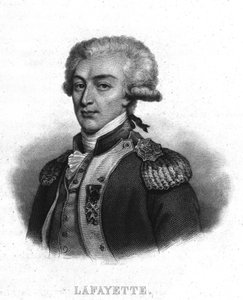 Ritratto del Generale La Fayette (Lafayette) (1757 - 1834) - in 