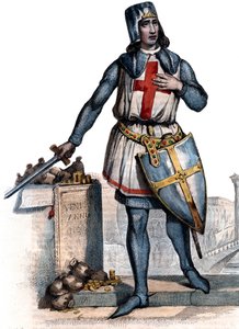 Ritratto di Geoffrey di Villehardouin da French School