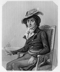Ritratto di Georges Couthon (1755-1794), politico francese. In "La storia dei Girondini" di Lamartine da French School