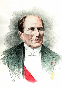 Ritratto di Georges Eugene Haussmann detto Barone Haussmann da French School