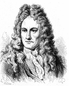 Ritratto di Gottfried Wilhelm von Leibniz (1646 - 1716), filosofo e studioso tedesco - in 
