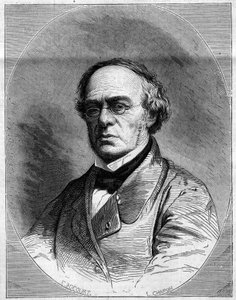 Ritratto di Halevy (Jacques Fromental Levy, detto) (1799-1862), compositore francese. Incisione in 