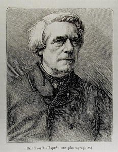 Ritratto di Heinrich Daniel Ruhmkorff (1803-77) da French School