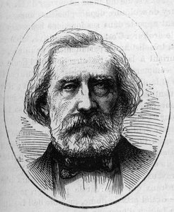 Ritratto di Henri Labrouste, architetto francese - Incisione in 