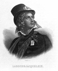 Ritratto di Henri du Vergier, Conte di La Rochejaquelein (1772-1794). Ha sul petto l