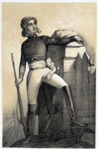 Ritratto di Henri du Vergier, Conte di La Rochejaquelein (o Verger de La Rochejacquelein) (1772-1794) - in 