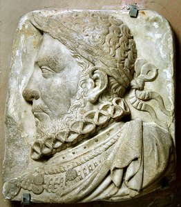 Ritratto di Enrico II di Francia (marmo) da French School