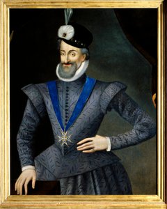 Ritratto di Enrico IV, re di Francia. Indossa la collana dell