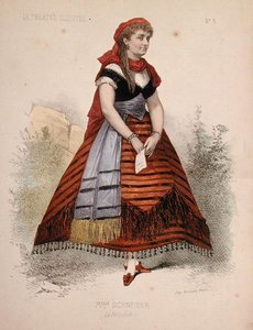 Ritratto di Hortense Schneider (1833-1920) nel ruolo di La Perichole nell