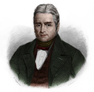 Ritratto di Jacques Lafitte (1767-1844), politico e banchiere francese. in "Book of Speakers" di Louis de Cormenin Timon. 1842. Collezione privata da French School