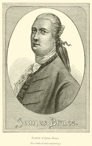 Ritratto di James Bruce (incisione) da French School