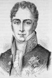 Ritratto di Jean-Baptiste Sylvere Gay, Visconte di Martignac, politico francese (1778 - 1832) - in "La Storia della Francia" di Henri Martin da French School