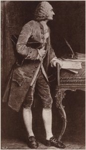 Ritratto di Jean-Philippe Rameau da French School