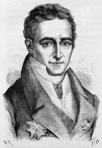 Ritratto di Jean Baptiste, conte di Villele, politico francese (1773 - 1854) - in "L