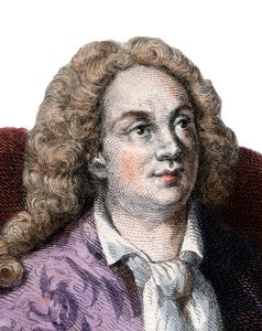 Ritratto di Jean Baptiste Rousseau (1670-1741), poeta francese da French School