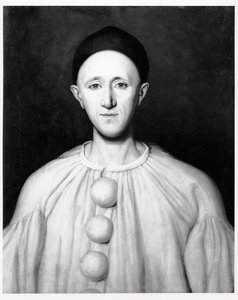 Ritratto di Jean Charles Deburau (1829-73) come Pierrot