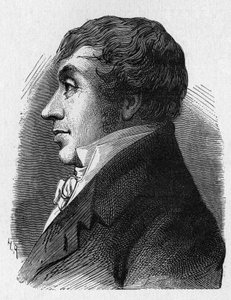 Ritratto di Jean Marie Joseph Coutelle (1748-1835), comandante degli aerostieri militari sotto la Repubblica - in "Album della Scienza; illustri scienziati; Grandi scoperte" 1896 da French School