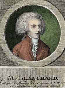 Ritratto di Jean Pierre Blanchard, aeronauta francese