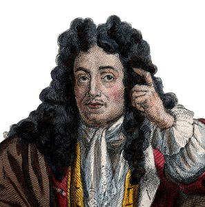 Ritratto di Jean de La Bruyere, saggista e moralista francese da French School