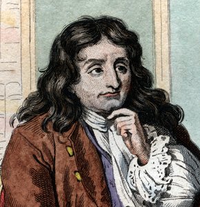 Ritratto di Jean de La Fontaine (1621-1695) da French School