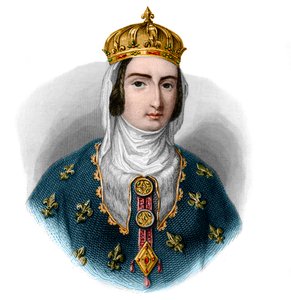Ritratto di Giovanna I di Navarra (1273-1305) da French School