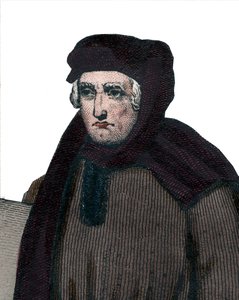Ritratto di Jean Froissart (1337-1404), cronista medievale francese