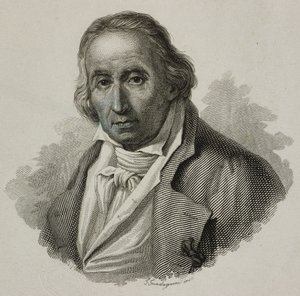 Ritratto di Joseph Marie Charles, detto Jacquard (1752-1834), tessitore francese e inventore del telaio Jacquard, incisione di Guadagnini da French School