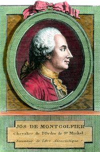 Ritratto di Joseph de Montgolfier, inventore della mongolfiera