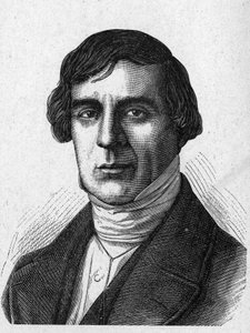Ritratto di Jules Barthélemy Saint-Hilaire (1805 - 1895), studioso e politico francese - in "Album della Scienza; studiosi illustri; Grandi scoperte" 1896 da French School