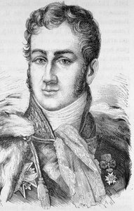 Ritratto di Jules de Polignac, politico francese (1780 - 1847) - in "L