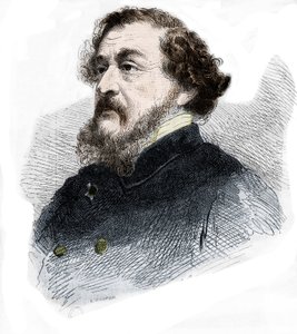 Ritratto di Leon Gozlan giornalista e romanziere francese (1803 - 1866) da French School