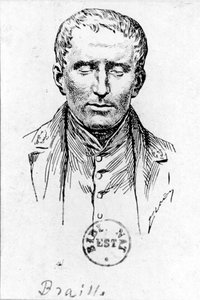 Ritratto di Louis Braille da French School