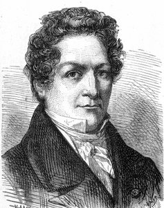 Ritratto di Louis Jacques Thénard (1777 - 1857), chimico francese - in "Album della Scienza; studiosi illustri; Grandi scoperte" 1896 da French School