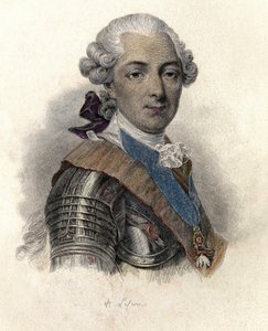 Ritratto di Louis Jean Marie de Bourbon, Duca di Penthièvre (1725-1793), grande ammiraglio e mecenate francese. in "Portraits des Hommes Utiles"