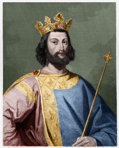 Ritratto di Luigi VII il Giovane, Re di Francia - in 