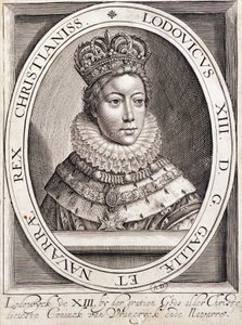 Ritratto di Luigi XIII, giovane da French School