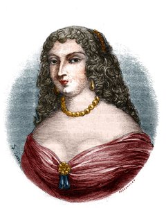 Ritratto di Mademoiselle de la Fayette (Louise de La Fayette 1618-1665) amante titolare ma senza funzioni del Re Luigi XIII vista l