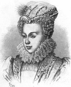 Ritratto di Margherita di Valois conosciuta come la Regina Margot (1553-1615) moglie di Enrico IV. In 