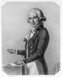 Ritratto di Marguerite Elie Guadet, politico francese. In "L