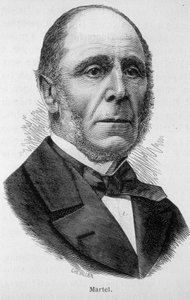 Ritratto di Martel (politico - sotto Thiers) - in "L