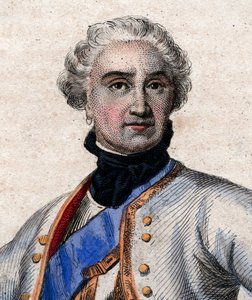 Ritratto di Maurice de Saxe (1696-1750), militare tedesco al servizio della Francia e Maresciallo Generale di Francia da French School