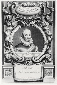 Ritratto di Michel de Montaigne da French School