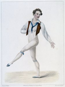 Ritratto di Monsieur Le Blond nel Balletto del Contadino Assunto da French School