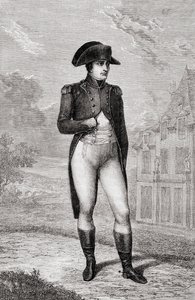 Ritratto di Napoleone Bonaparte, da Histoire de la Révolution Française di Louis Blanc da French School