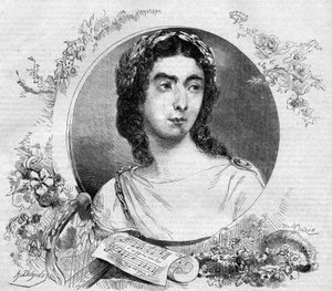 Ritratto di Pauline Viardot (1821-1910), cantante francese, nell